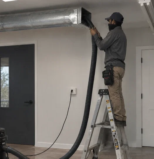 Residential air duct cleaning in Rockford IL