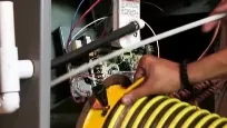 Doing commercial duct cleaning at Rockford