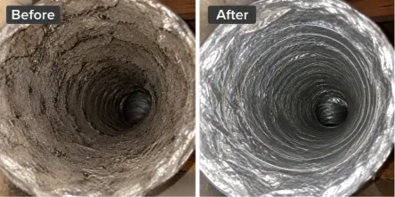 Clean air ducts results at home